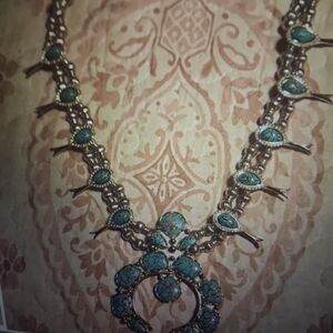 Turquoise and Silver Women's Necklace